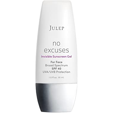 Julep No Excuses Invisible Facial Sunscreen Gel Broad Spectrum SPF 40 With Vitamin E, 1 Fl Oz