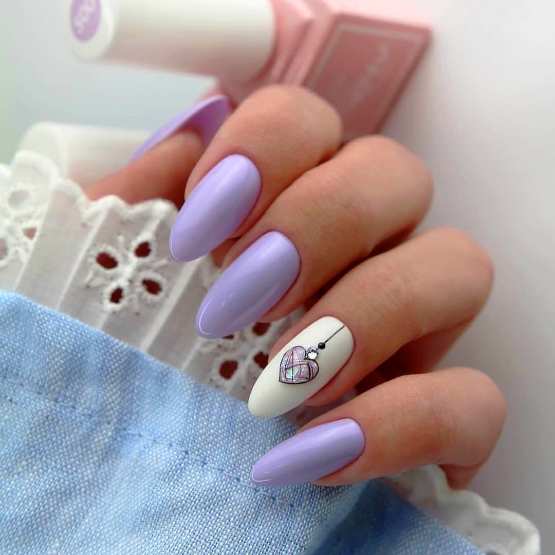 purple Acrylic short square nails design for summer nails, french manicures, short nails design, acrylic nails design, square nails design, summer nails, spring nails, simple short nails, natural short nails, glitter nails, #Nails #ShortNails #AcrylicNails #SquareNails #SummerNails