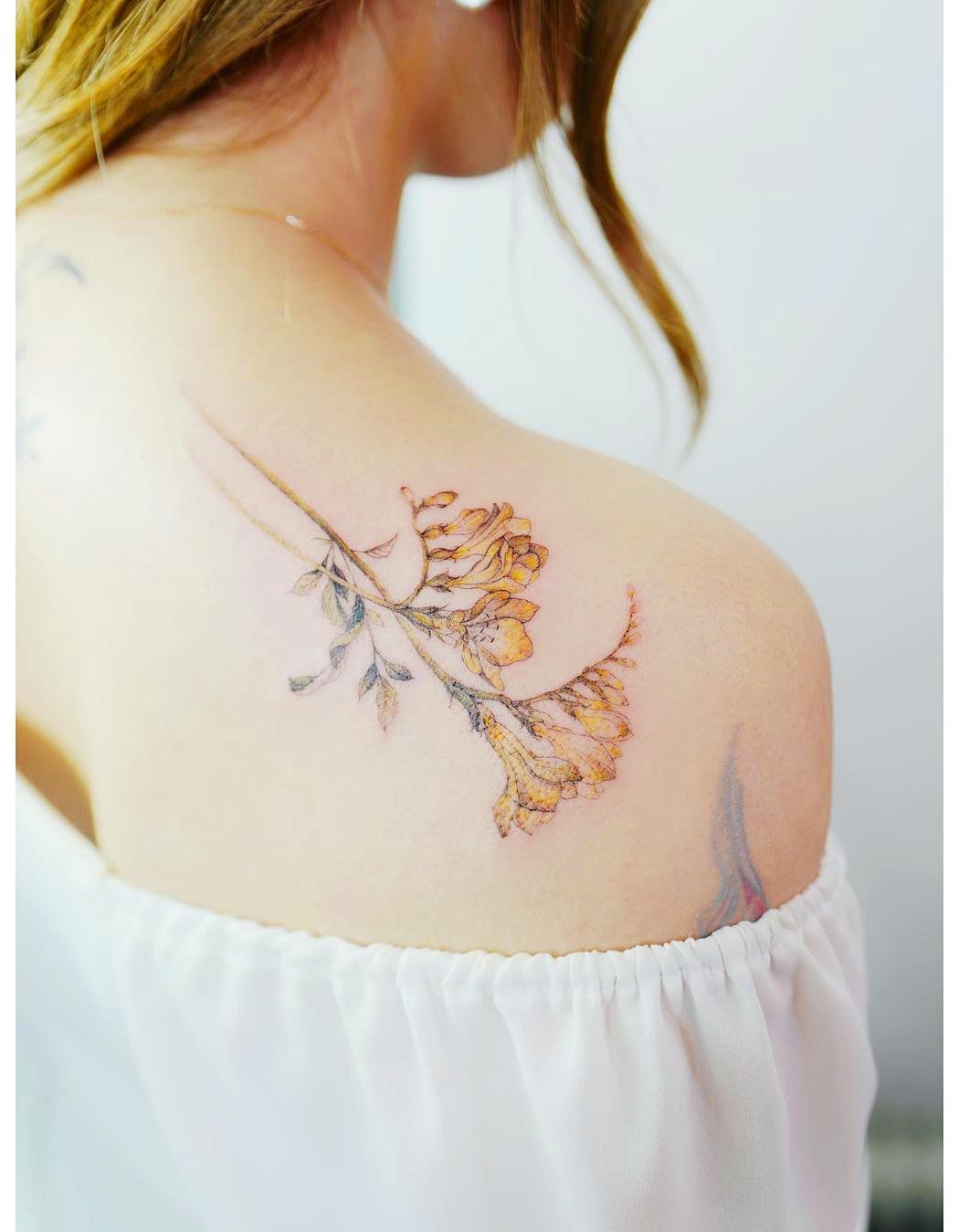 80 Gorgeous Looking Watercolor Tattoo Ideas