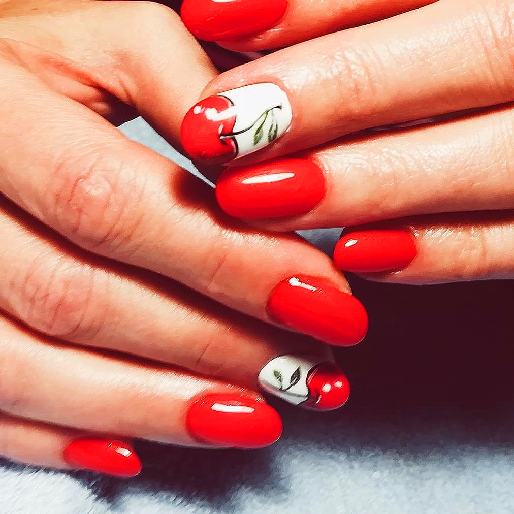 35 Simple Fall Acrylic Nails Designs In 2019