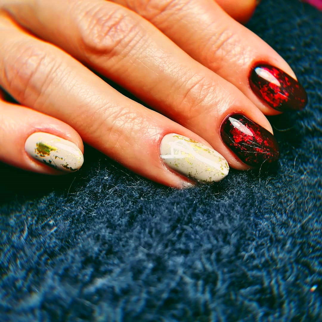 35 Simple Fall Acrylic Nails Designs In 2019