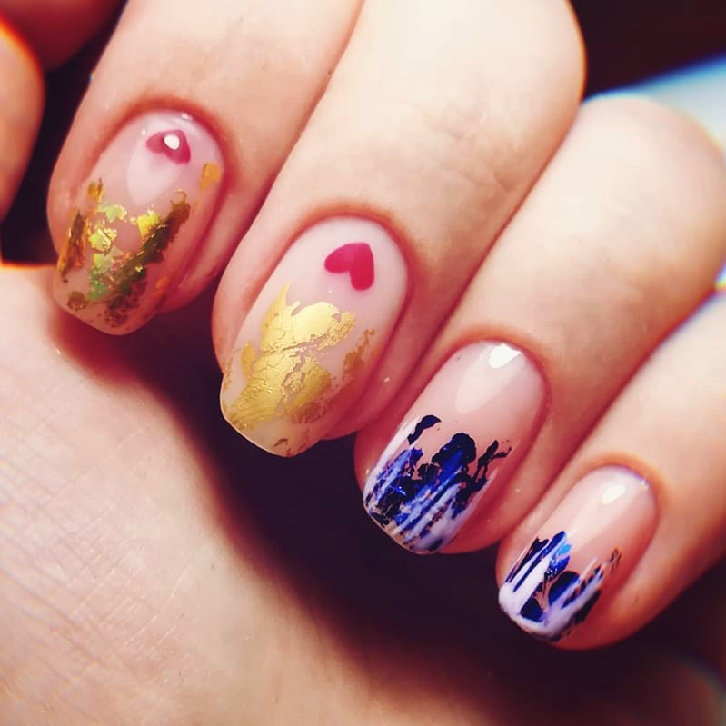 35 Simple Fall Acrylic Nails Designs In 2019