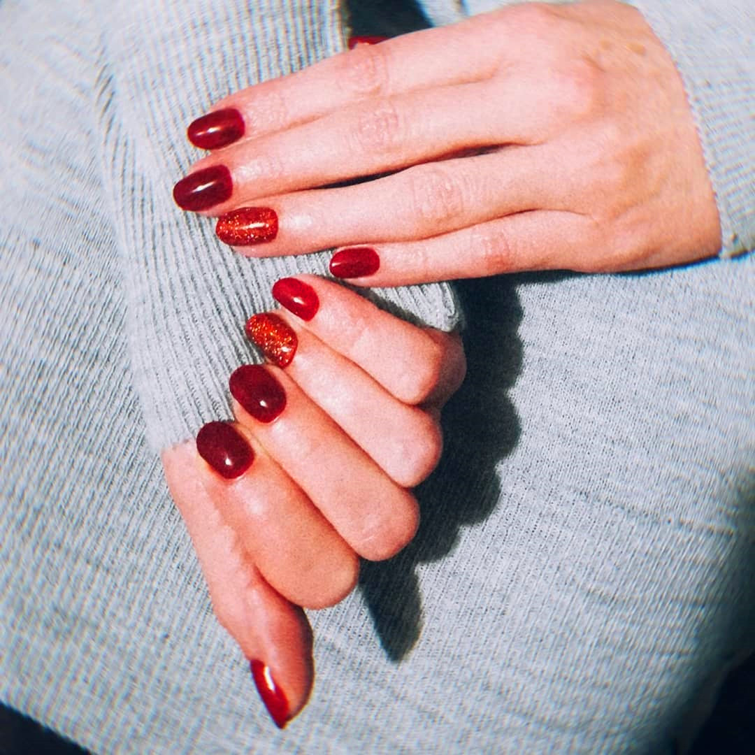 35 Simple Fall Acrylic Nails Designs In 2019