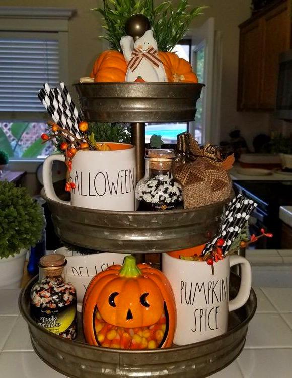 75+ Ways To Decorate Your Tiered Tray For Halloween