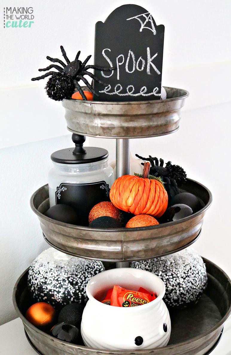 75+ Ways To Decorate Your Tiered Tray For Halloween