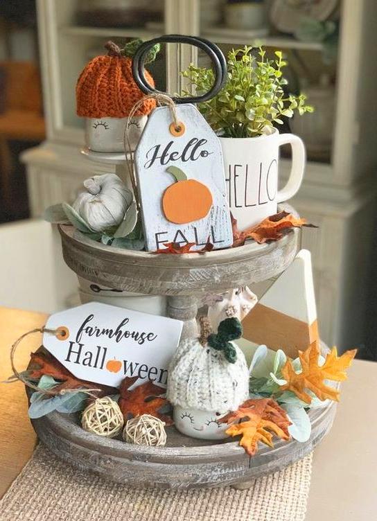 75+ Ways To Decorate Your Tiered Tray For Halloween