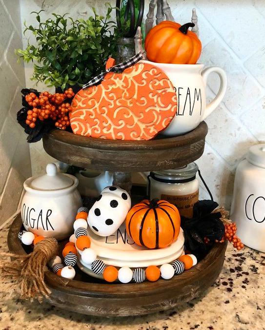 75+ Ways To Decorate Your Tiered Tray For Halloween