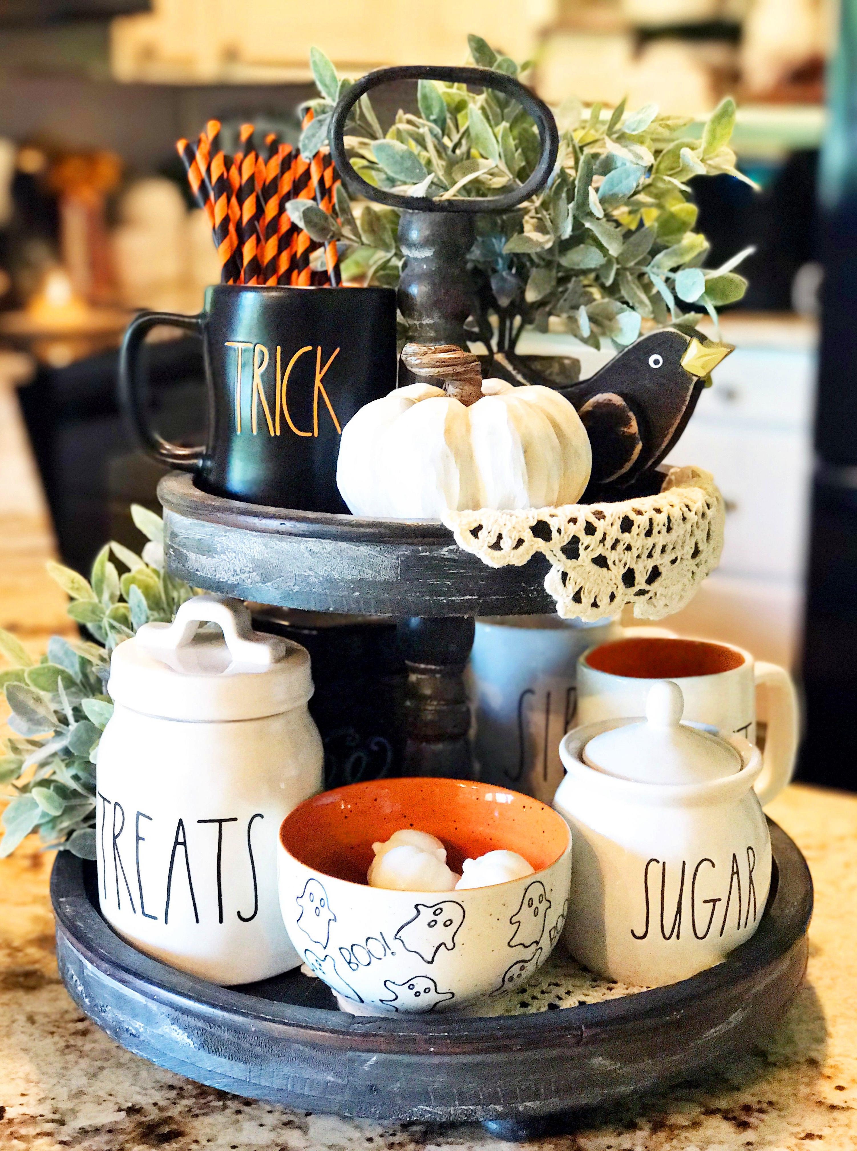 75+ Ways To Decorate Your Tiered Tray For Halloween