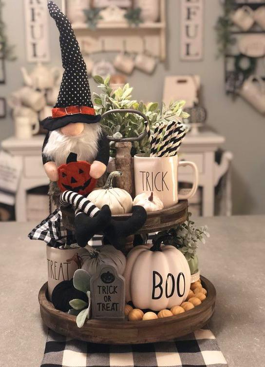 75+ Ways To Decorate Your Tiered Tray For Halloween