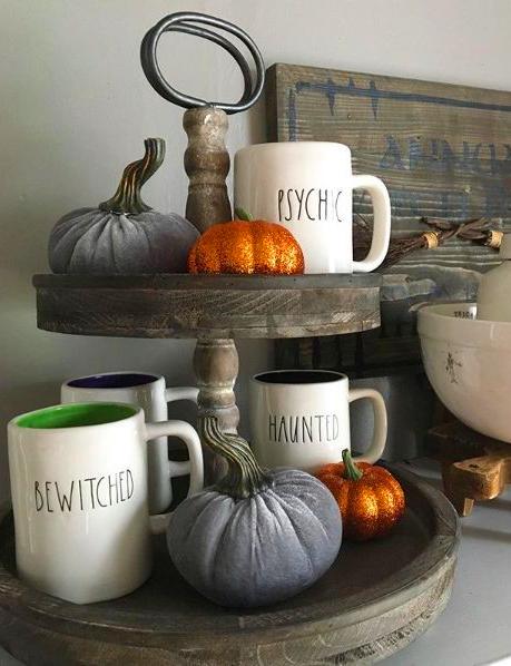 75+ Ways To Decorate Your Tiered Tray For Halloween