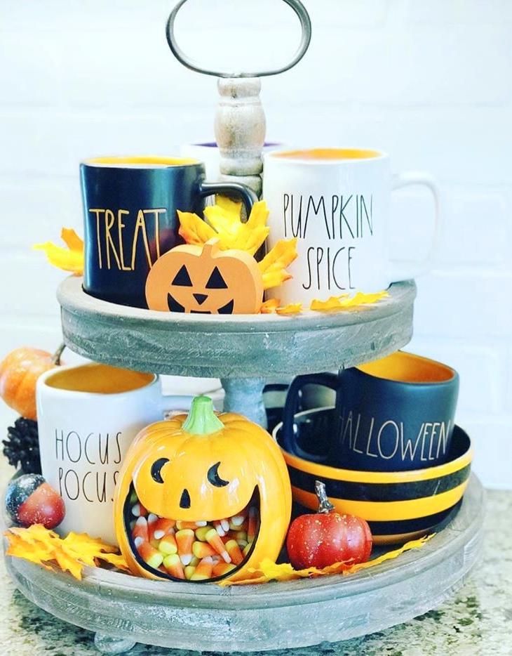 75+ Ways To Decorate Your Tiered Tray For Halloween