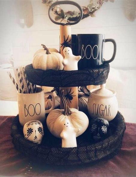 75+ Ways To Decorate Your Tiered Tray For Halloween