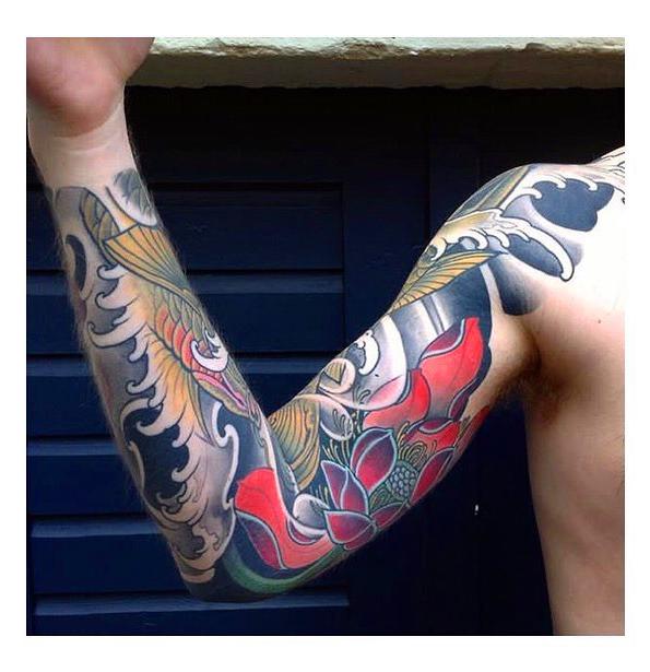 85+ Fascinating Sleeve Tattoos Design Ideas For Men and Women #SleeveTattoos #TattoosWomen #TattoosMen