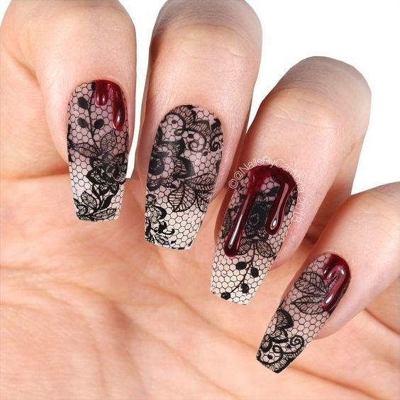 55 Amazing Halloween Nail Art Ideas #Halloween #HalloweenNail