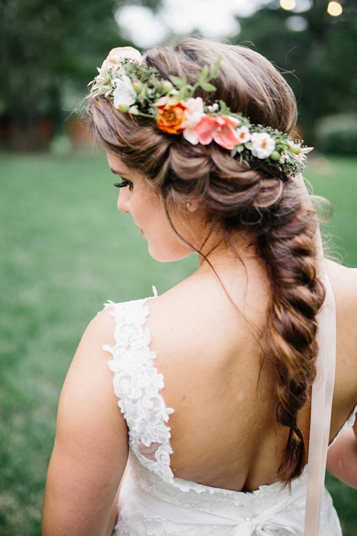 32 Attractive Flower Wedding Hairstyles To Get Inspired #WeddingHairstyles #Wedding