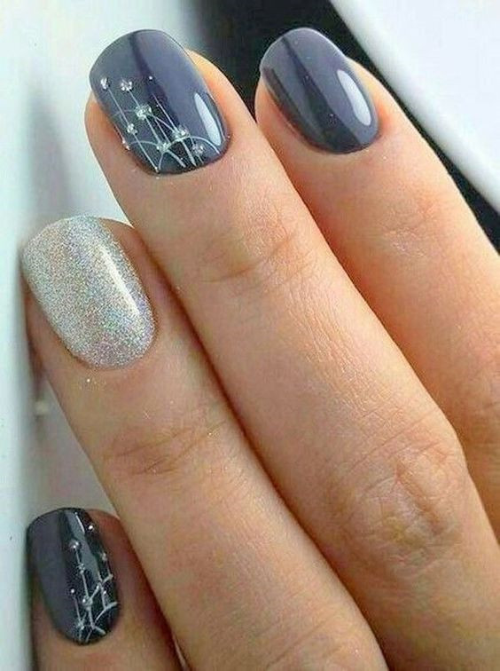 50+ Trendy Winter Nail Art Ideas For 2019