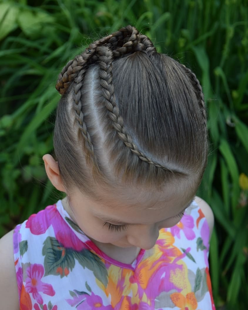 50 Adorable Braided Hairstyles for Kids 2020,little girl braided hairstyles