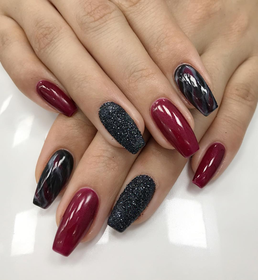 Pretty Nail Art Designs for Short Acrylic Nails,short acrylic nails coffin,short acrylic nails square,acrylic nail designs for spring,short acrylic nails almond