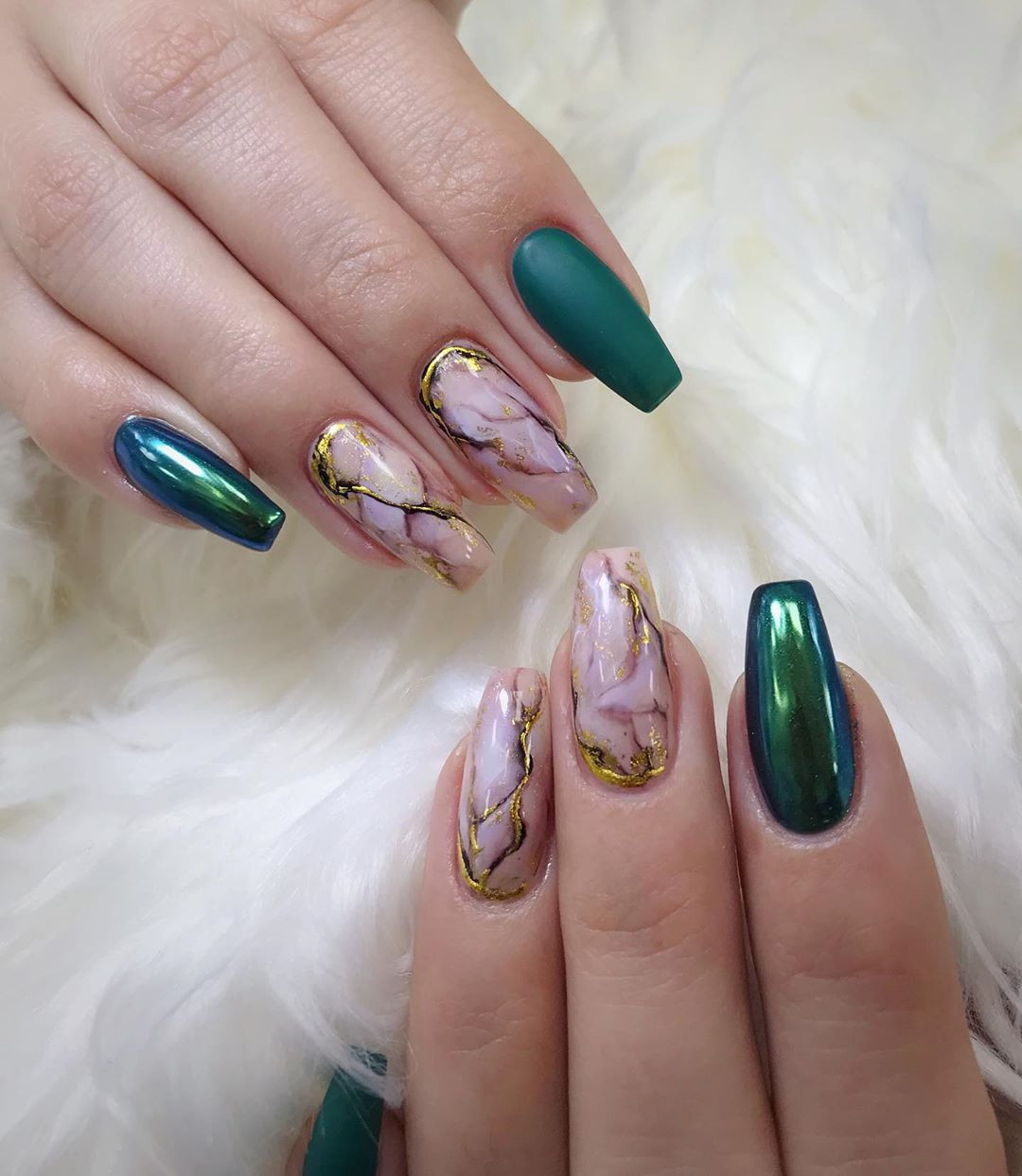 Pretty Nail Art Designs for Short Acrylic Nails,short acrylic nails coffin,short acrylic nails square,acrylic nail designs for spring,short acrylic nails almond