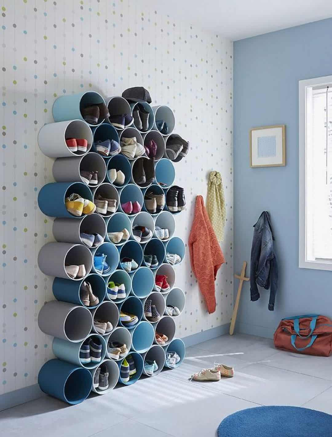 38 Best Simple DIY Shoe Racks You’ll Want To Make,shoe rack ideas pinterest,shoe rack ideas diy,shoe storage ideas for small spaces