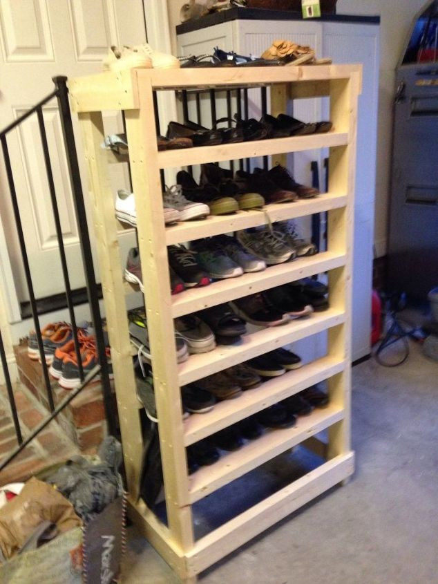 55 White Build a simple shoe rack for Women